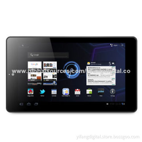 7-inch Android Tablet PC w/ RK3188T Quad Core Cortex-A9 1.4GHz, Dual Camera and 1024*600 Resolution